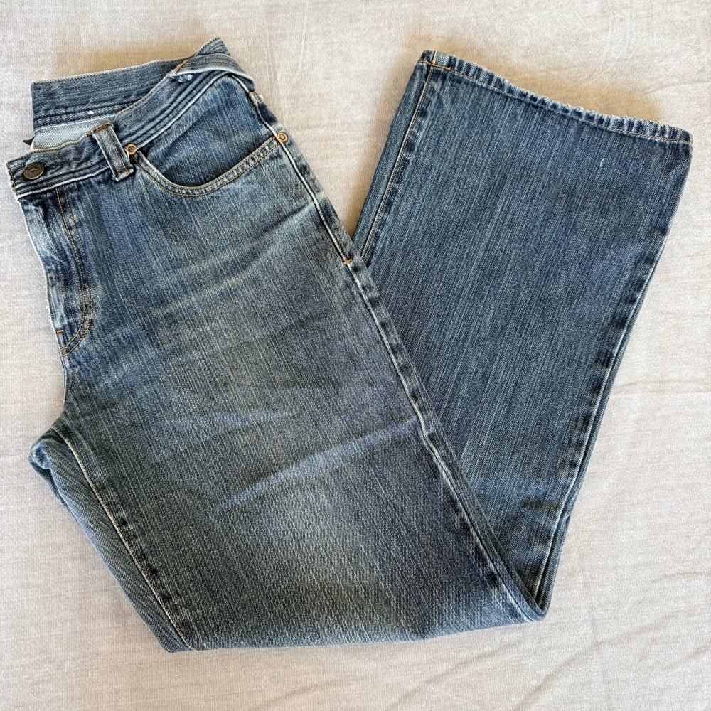 Patagonia Womens Jeans Size 8 Organic Cotton Straight Leg Blue Denim Pants